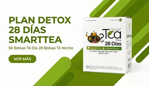 Banner promocional del plan Detox 18 días Smart Tea.